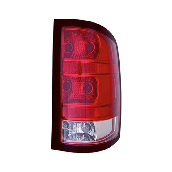 2009-2014 Chevrolet Silverado 1500 Hybrid/GMC Sierra 1500/Sierra 2500/Sierra 3500 Denali/Hybrid Passenger Side Tail Light Assembly - GM2801254-Partify-Painted-Replacement-Body-Parts