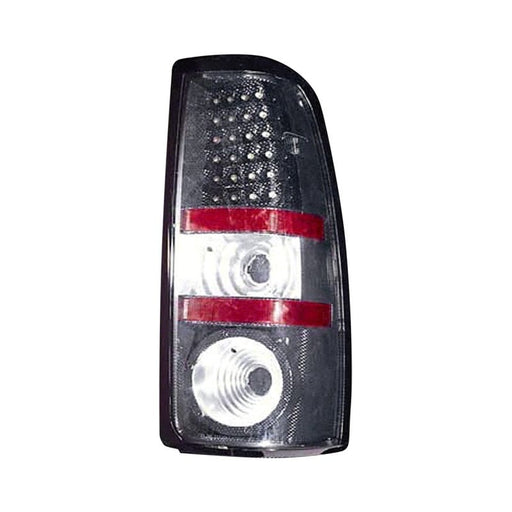 1999-2005 Chevrolet Silverado 1500/GMC Sierra 1500 Tail Light Set Led Design W/Carbon Fiber Painted Housing - GM2811180-Partify-Painted-Replacement-Body-Parts