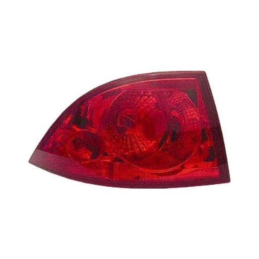 2006-2011 Buick Lucerne Driver Side Tail Light Housing Outer Lamp Includes Lens - GM2818177-Partify-Painted-Replacement-Body-Parts