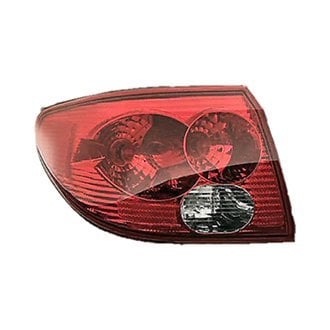 2003-2005 Saturn L200/L300 Driver Side Tail Light Housing Includes Lens Sedan - GM2818179-Partify-Painted-Replacement-Body-Parts