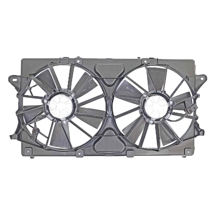 2019-2024 Chevrolet Silverado 1500/1500 LTD/Suburban/Tahoe/GMC Sierra 1500/Sierra 1500 Limited/Yukon/Yukon XL/Cadillac Escalade/Escalade ESV Engine Cooling Fan Assembly W/O Max Trailering Pkg Dual Fan Assy 5.3L V8/6.2L V8 - GM3115349-Partify-Painted-Replacement-Body-Parts