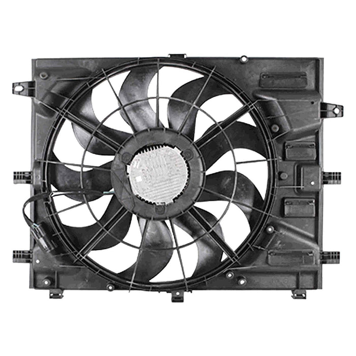 2020-2024 Chevrolet Silverado 1500/1500 LTD/GMC Sierra 1500/Sierra 1500 Limited Engine Cooling Fan Assembly Triple Fan Assy 3L L6 - GM3115357-Partify-Painted-Replacement-Body-Parts