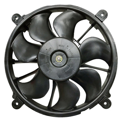 1997-2005 Oldsmobile Alero/Cutlass/Pontiac Grand Am/Chevrolet Malibu Passenger Side A/C Condenser Fan Assembly Motor/Blade/Shroud 3.4L V6 - GM3120100-Partify-Painted-Replacement-Body-Parts