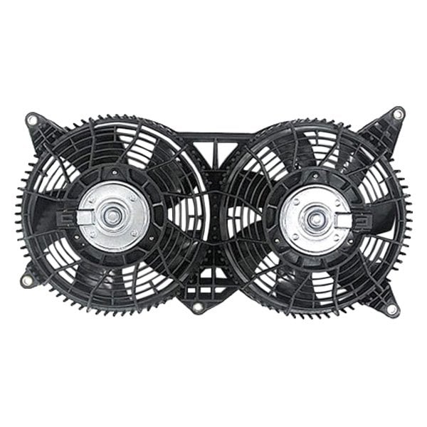 2004-2009 Cadillac SRX A/C Condenser Fan Assembly W/Towing Pkg Motor/Blade/Shroud Assembly 3.6L V6/4.6L V8 - GM3120101-Partify-Painted-Replacement-Body-Parts