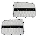 2004-2005 Dodge Pickup Dodge RAM 1500 Grille Panel Passenger Side Black - CH1201109-Partify-Painted-Replacement-Body-Parts