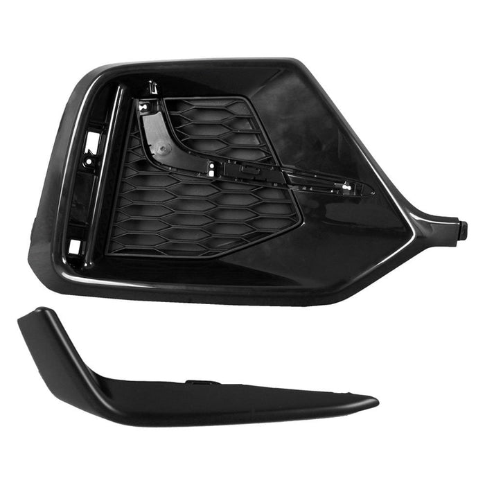 2020-2021 Honda Civic Rear Driver Side Bumper Insert Outer Grille - HO1138106-Partify-Painted-Replacement-Body-Parts