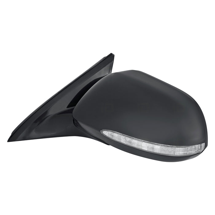 2006 Honda Accord Hybrid Driver Side Door Mirror Mirror Power Heat W/Lamp Smooth Cover Assembly - HO1320234-Partify-Painted-Replacement-Body-Parts