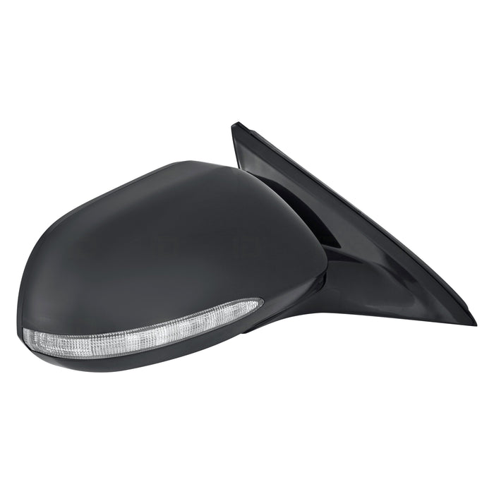 2006 Honda Accord Hybrid Passenger Side Door Mirror Mirror Power Heat W/Lamp Smooth Cover Assembly - HO1321234-Partify-Painted-Replacement-Body-Parts