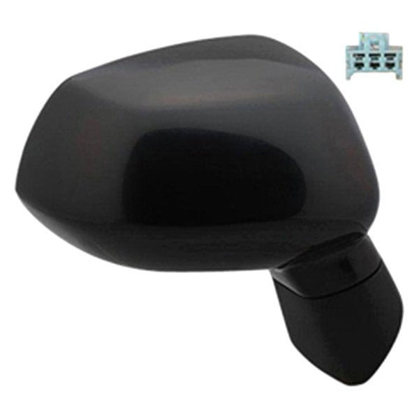 2007-2008 Honda Fit Passenger Side Door Mirror Power Non-Heated Assembly - HO1321235-Partify-Painted-Replacement-Body-Parts