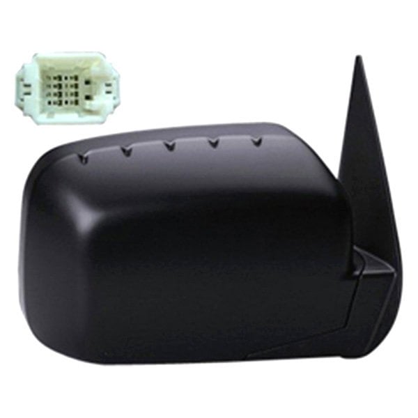 2006-2014 Honda Ridgeline RT/RTX Passenger Side Door Mirror Textured Assembly - HO1321247-Partify-Painted-Replacement-Body-Parts