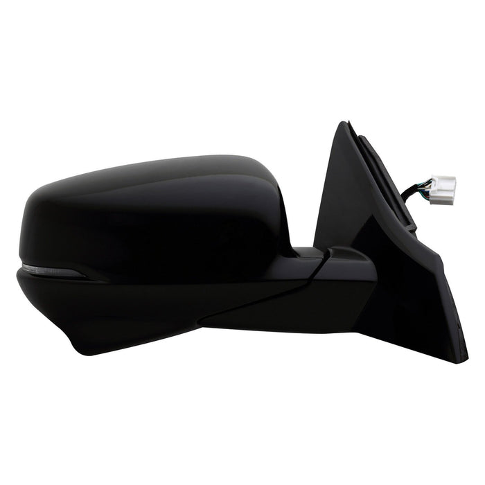 2013-2015 Honda Accord EX/EX-L Passenger Side Door Mirror Power Heated W/Signal Lamp W/Lane Departure Camera Assembly - HO1321279-Partify-Painted-Replacement-Body-Parts