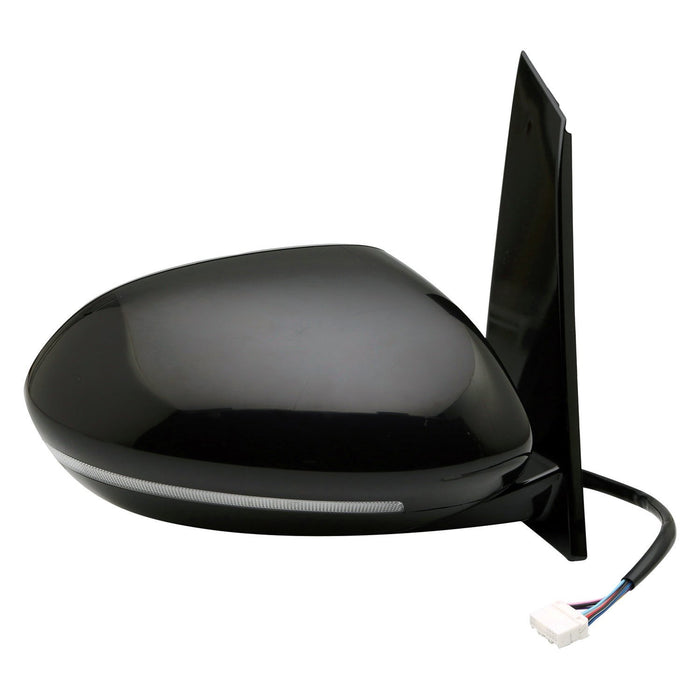 2014-2017 Honda Odyssey Touring/Touring Elite Passenger Side Door Mirror Power Heated W/Signal Lamp W/Memory Assembly - HO1321280-Partify-Painted-Replacement-Body-Parts