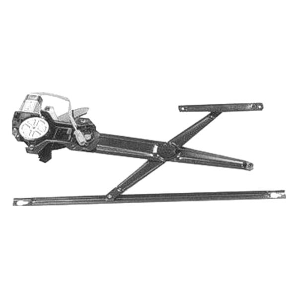 1996-2000 Honda Civic Front Driver Side Window Regulator Power Regulator Only - HO1350113-Partify-Painted-Replacement-Body-Parts