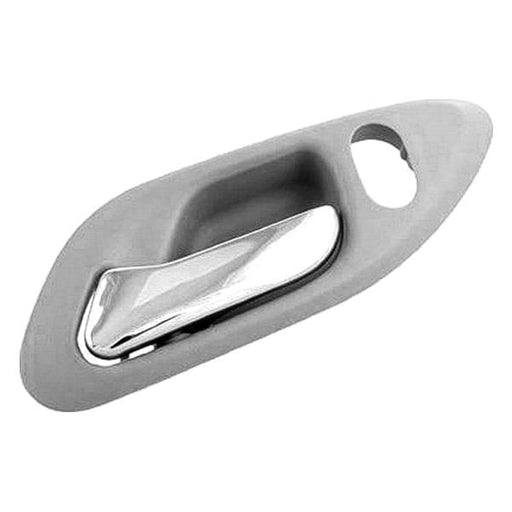 1998-2002 Honda Accord Front Driver Side Interior Door Handle Chrome/Beige Inside - HO1352122-Partify-Painted-Replacement-Body-Parts
