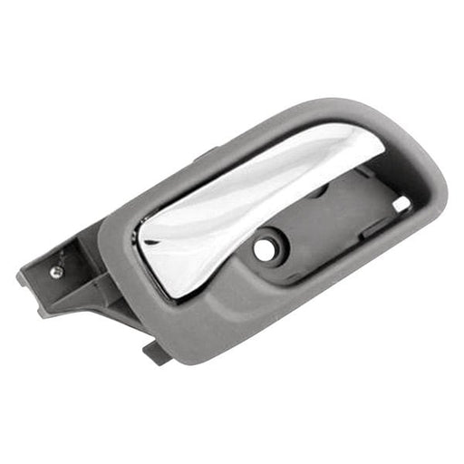 2005-2007 Honda Accord Hybrid Front Passenger Side Interior Door Handle Taupe/Chrome Inside - HO1353131-Partify-Painted-Replacement-Body-Parts