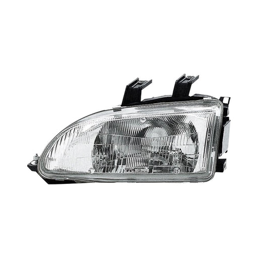 1992-1995 Honda Civic Driver Side Headlight Assembly Composite - HO2502103-Partify-Painted-Replacement-Body-Parts