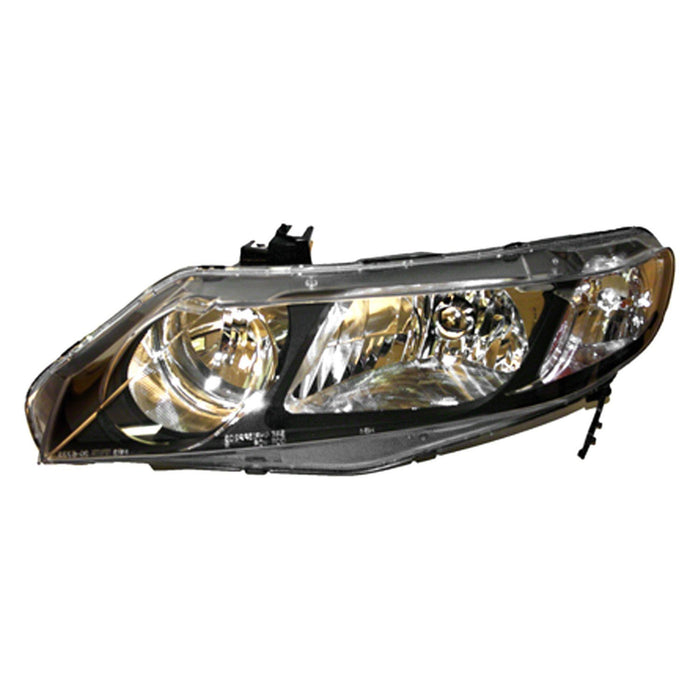 2006-2011 Honda Civic Hybrid/Hybrid-L Driver Side Headlight Assembly Composite Sedan - HO2502127-Partify-Painted-Replacement-Body-Parts