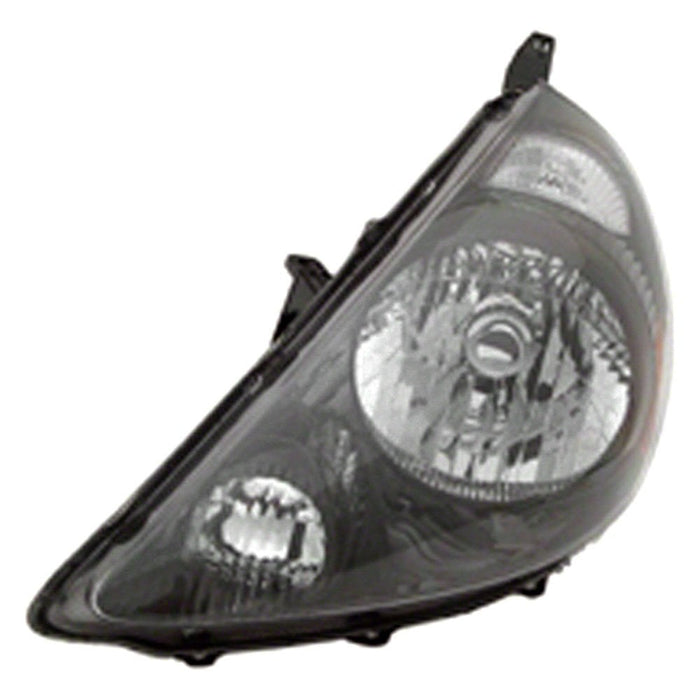 2007-2008 Honda Fit Driver Side Headlight Assembly Night Hawk Code B92P Composite - HO2502131-Partify-Painted-Replacement-Body-Parts