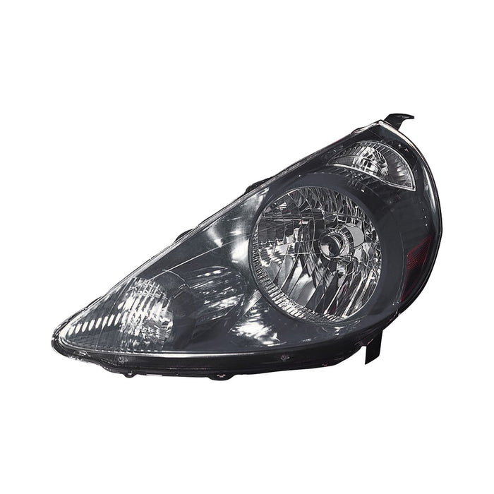 2007-2008 Honda Fit Driver Side Headlight Assembly Vivid Blue Code B520P Composite - HO2502132-Partify-Painted-Replacement-Body-Parts