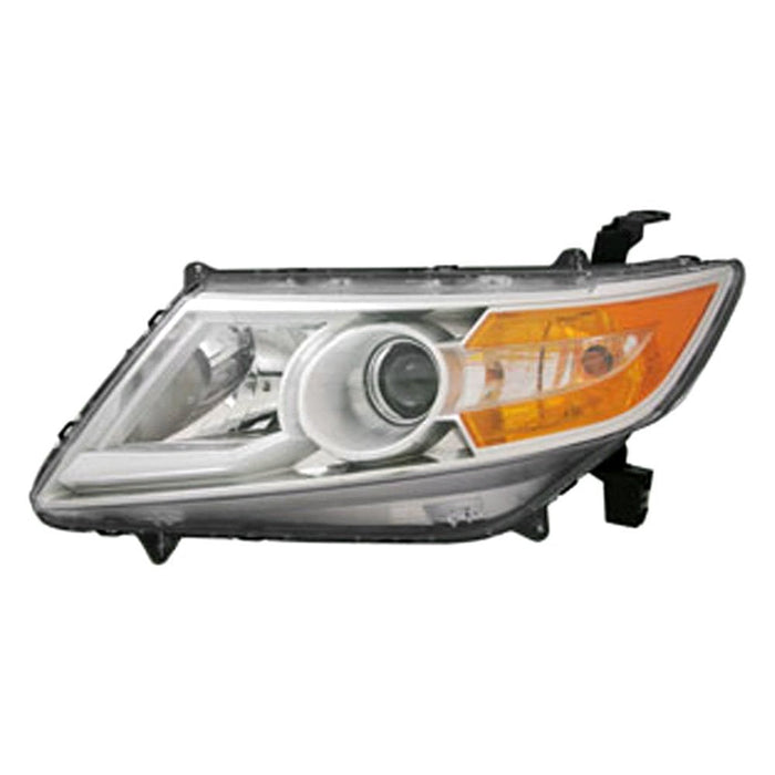2011-2013 Honda Odyssey Driver Side Headlight Assembly Hid Composite - HO2502143-Partify-Painted-Replacement-Body-Parts