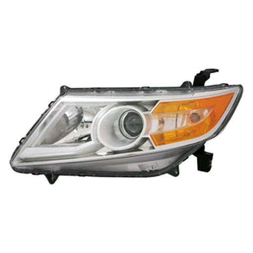 2011-2013 Honda Odyssey Driver Side Headlight Assembly Hid Composite - HO2502143-Partify-Painted-Replacement-Body-Parts