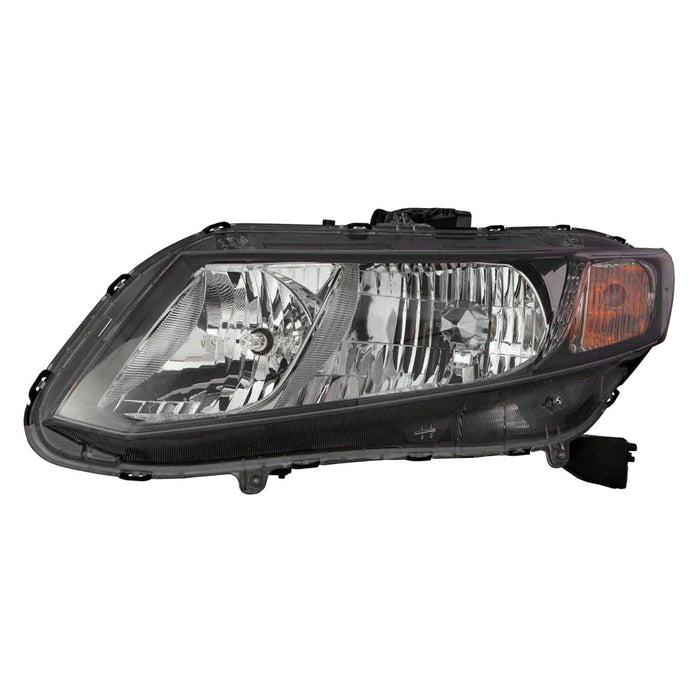2013-2015 Honda Civic Hybrid/Hybrid-L Driver Side Headlight Assembly Composite Coupe/Sedan - HO2502150-Partify-Painted-Replacement-Body-Parts