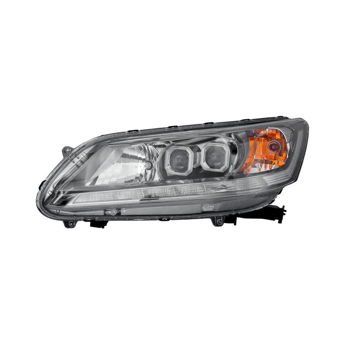 2013-2015 Honda Accord Driver Side Headlight Assembly Led Composite Sedan - HO2502152-Partify-Painted-Replacement-Body-Parts