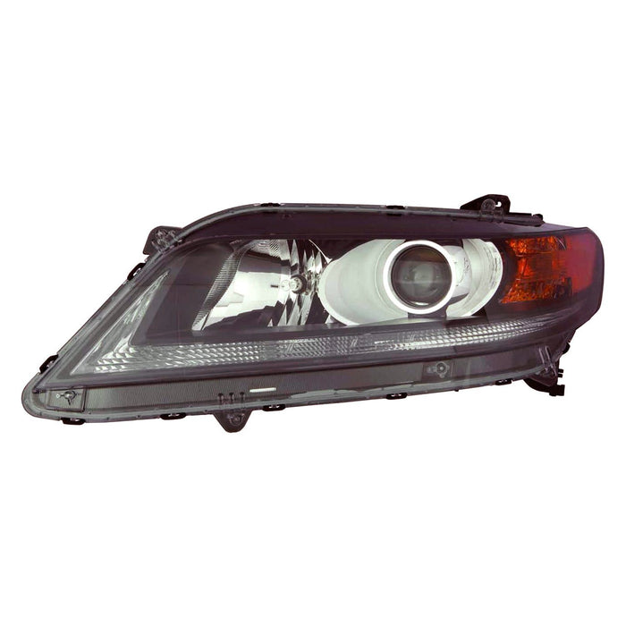 2013-2015 Honda Accord Driver Side Headlight Assembly Halogen Composite 3.5L V6 Coupe - HO2502153-Partify-Painted-Replacement-Body-Parts