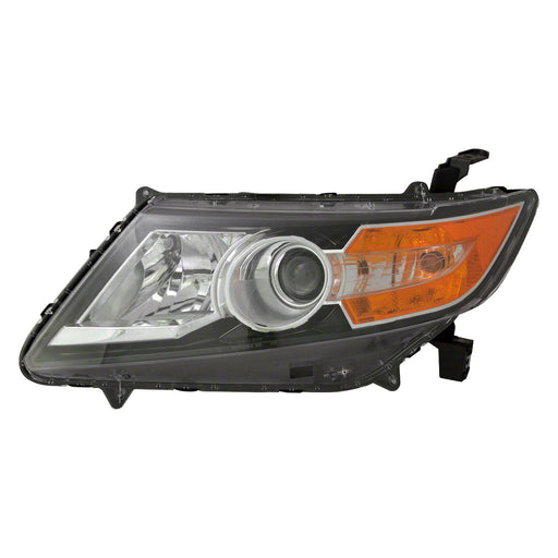 2014-2017 Honda Odyssey Driver Side Headlight Assembly Halogen Bezel Composite - HO2502154-Partify-Painted-Replacement-Body-Parts