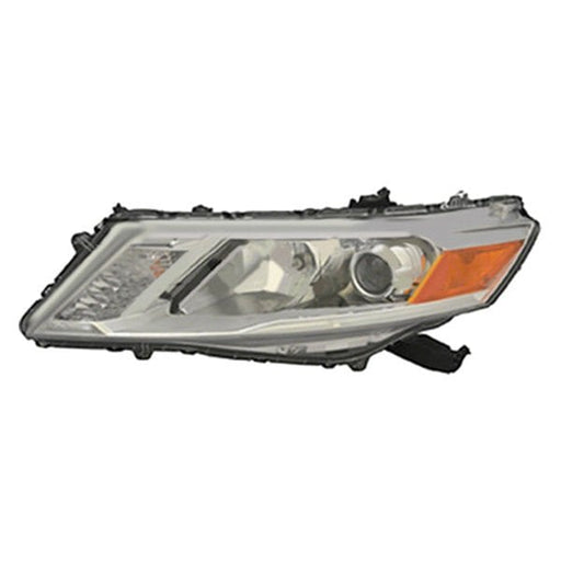 2013-2015 Honda Crosstour Driver Side Headlight Assembly Halogen Composite - HO2502155-Partify-Painted-Replacement-Body-Parts