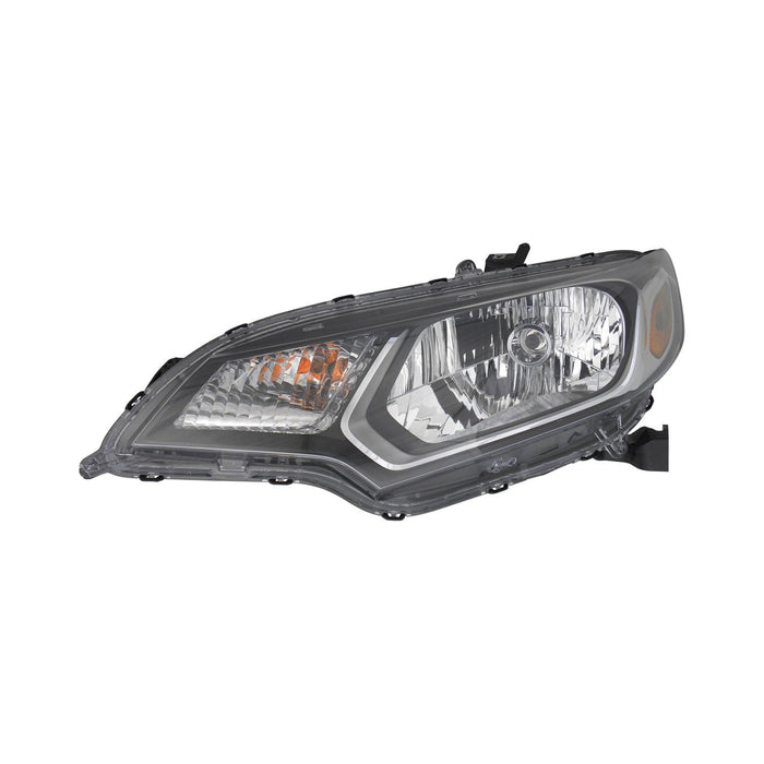 2015-2017 Honda Fit Driver Side Headlight Assembly Composite - HO2502160-Partify-Painted-Replacement-Body-Parts