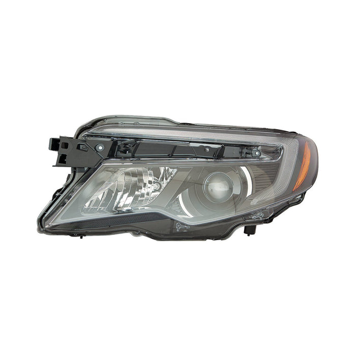2016-2020 Honda Pilot/Ridgeline LX Driver Side Headlight Assembly W/O Led Daytime Running Lamps Composite - HO2502165-Partify-Painted-Replacement-Body-Parts