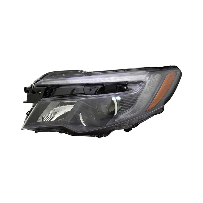 2016-2020 Honda Pilot/Ridgeline EX/EX-L/Touring Driver Side Headlight Assembly W/Led Daytime Running Lamps Composite - HO2502167-Partify-Painted-Replacement-Body-Parts
