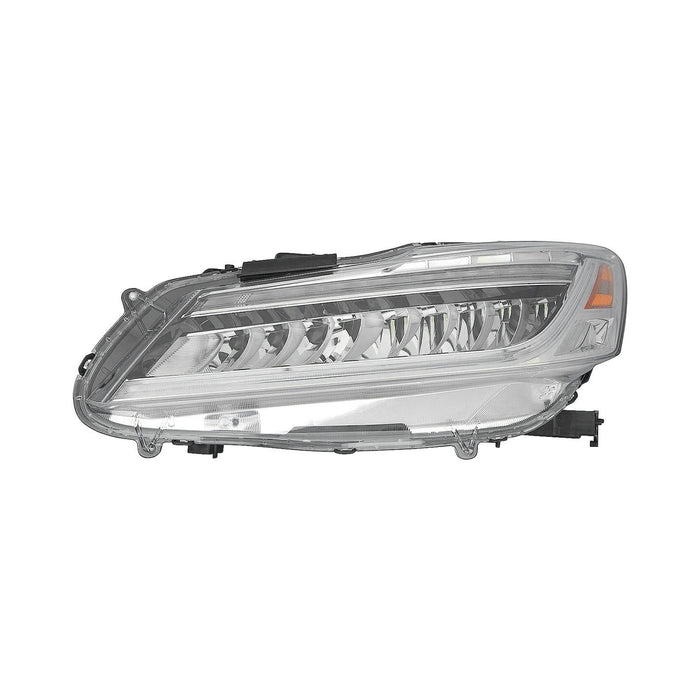 2017 Honda Accord Driver Side Headlight Assembly Led Composite Sedan - HO2502178-Partify-Painted-Replacement-Body-Parts