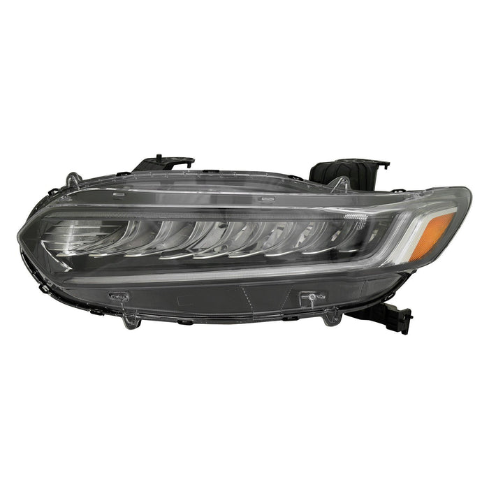 2018-2020 Honda Accord Touring Driver Side Headlight Assembly Led High Beam Composite - HO2502188-Partify-Painted-Replacement-Body-Parts