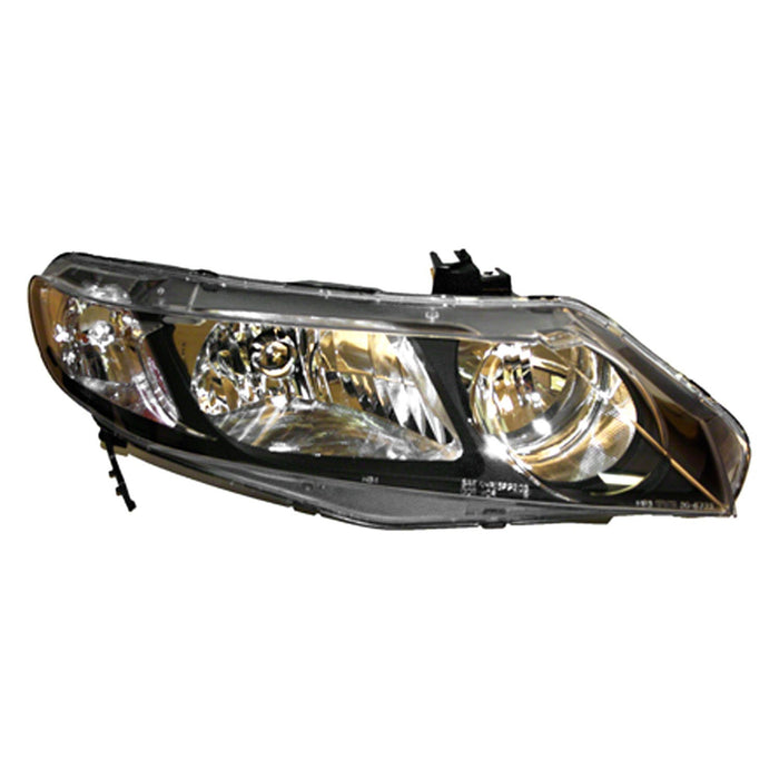2006-2011 Honda Civic Hybrid/Hybrid-L Passenger Side Headlight Assembly Composite Sedan - HO2503127-Partify-Painted-Replacement-Body-Parts