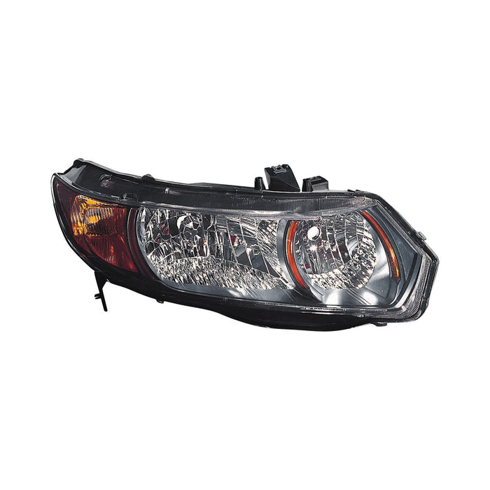 2006-2009 Honda Civic Passenger Side Headlight Assembly Composite Coupe - HO2503133-Partify-Painted-Replacement-Body-Parts