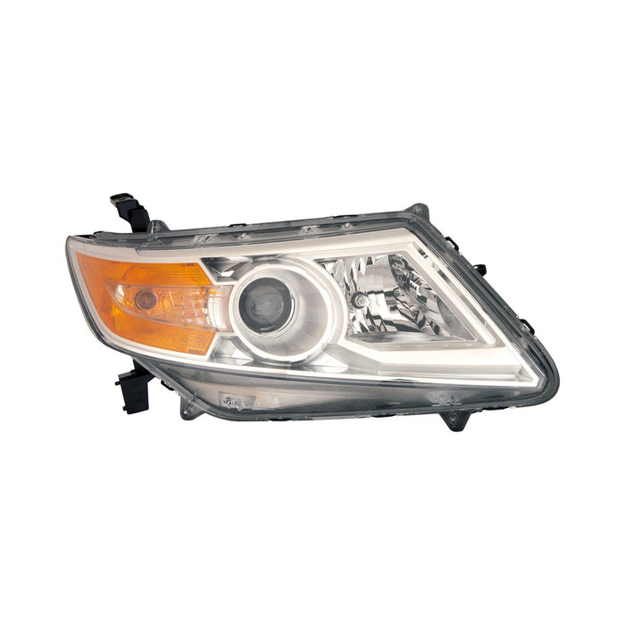 2011-2013 Honda Odyssey Passenger Side Headlight Assembly Halogen Composite - HO2503142-Partify-Painted-Replacement-Body-Parts
