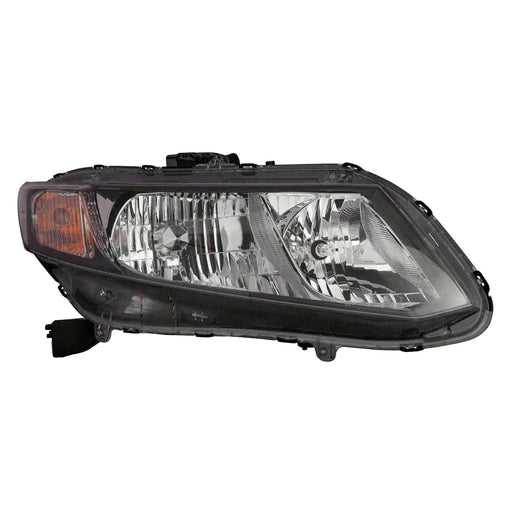 2013-2015 Honda Civic Hybrid/Hybrid-L Passenger Side Headlight Assembly Composite Coupe/Sedan - HO2503150-Partify-Painted-Replacement-Body-Parts
