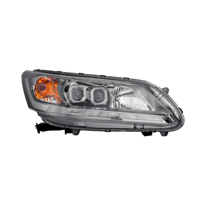 2013-2015 Honda Accord Passenger Side Headlight Assembly Led Composite Sedan - HO2503152-Partify-Painted-Replacement-Body-Parts