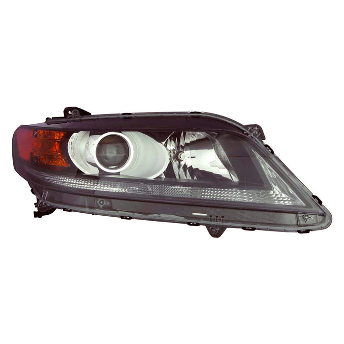 2013-2015 Honda Accord Passenger Side Headlight Assembly Halogen Composite 3.5L V6 Coupe - HO2503153-Partify-Painted-Replacement-Body-Parts