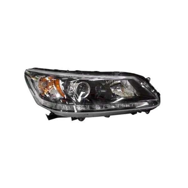 2013-2015 Honda Accord EX-L/Touring Passenger Side Headlight Assembly Halogen W/Led Drl Composite 3.5L V6 Sedan - HO2503156-Partify-Painted-Replacement-Body-Parts