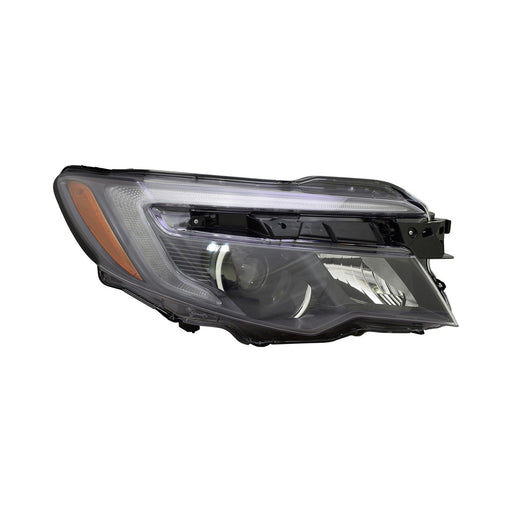 2016-2020 Honda Pilot/Ridgeline EX/EX-L/Touring Passenger Side Headlight Assembly W/Led Daytime Running Lamps Composite - HO2503167-Partify-Painted-Replacement-Body-Parts
