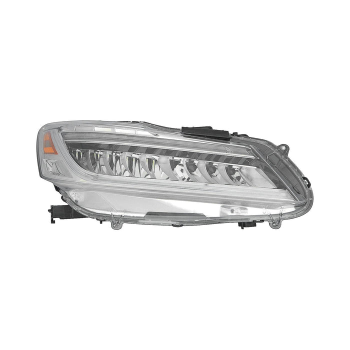 2017 Honda Accord Passenger Side Headlight Assembly Led Composite Sedan - HO2503178-Partify-Painted-Replacement-Body-Parts