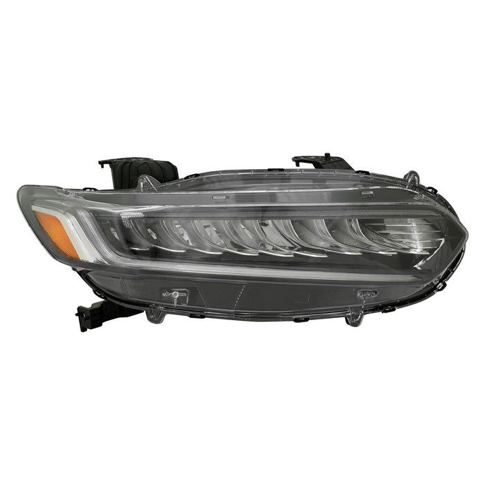 2018-2020 Honda Accord Touring Passenger Side Headlight Assembly Led High Beam Composite - HO2503188-Partify-Painted-Replacement-Body-Parts