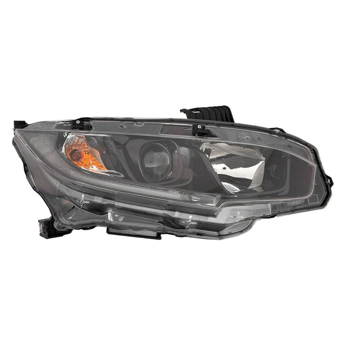 2019-2021 Honda Civic Passenger Side Headlight Assembly Halogen Composite Coupe/Sedan - HO2503192-Partify-Painted-Replacement-Body-Parts