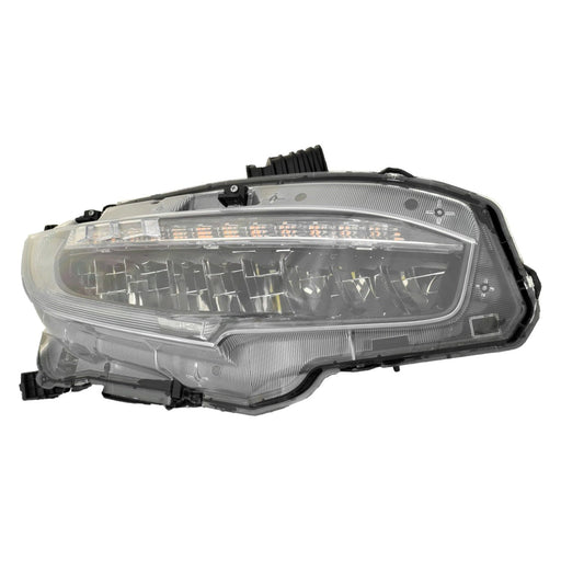 2020-2021 Honda Civic Passenger Side Headlight Assembly Led Composite - HO2503199-Partify-Painted-Replacement-Body-Parts