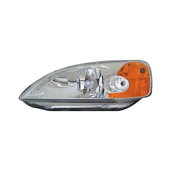2001-2003 Honda Civic Driver Side Headlight Lens Housing 2 Door Coupe - HO2518102-Partify-Painted-Replacement-Body-Parts