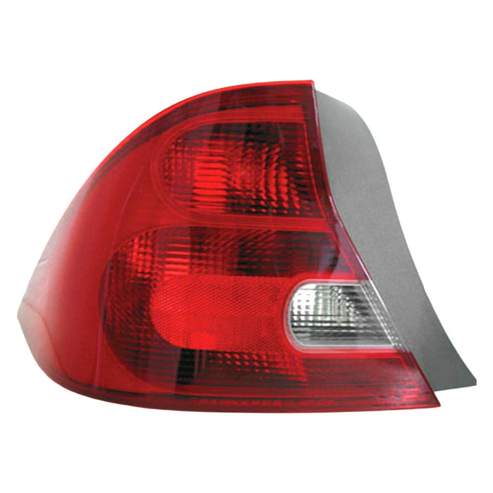 2001-2003 Honda Civic Driver Side Tail Light Assembly 2 Door Coupe - HO2800134-Partify-Painted-Replacement-Body-Parts