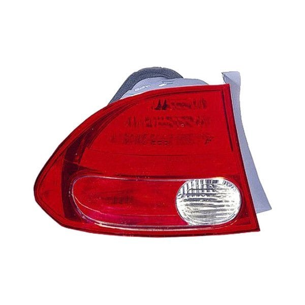 2006-2008 Honda Civic Hybrid Driver Side Tail Light Assembly On Body Lens/Housing 4 Door Sedan - HO2800166-Partify-Painted-Replacement-Body-Parts